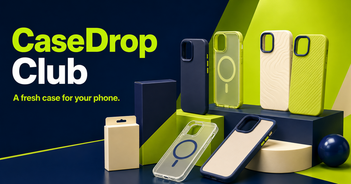 Colorful phone cases for CaseDrop Club